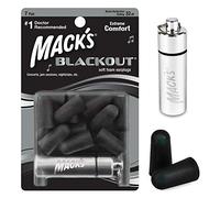 Mack's Blackout Tapones para los oídos de espuma suave, 7 pares con estuche de viaje - 32 dB NRR más alto, cómodos tapones para los oídos para conciertos