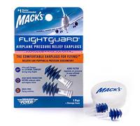 Mack's Flightguard - Tapones para los oídos de alivio de presión de avión - 26dB NRR - Cómodos, seguros, tapones para los oídos de viaje
