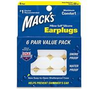 Mack's Pillow - Tapones para los oídos de silicona, color blanco