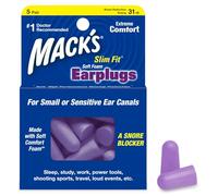 Macks Slim Fit - Tapones para los oídos para natación, Color Morado, Talla 5 Pairs