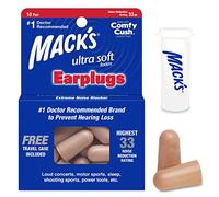 Mack's Tapones para los oídos de espuma ultra suave, 10 pares