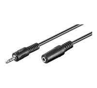 Maclean - Cable de Audio estéreo Alargador Mini Jack 3.5mm (Macho/Hembra) Longitud de 1m a 15m (1m)
