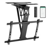 Maclean Electric Soporte de Techo para TV de 32" a 75" | Función de Inclinación y Giro Motorizada | max. VESA 600x400 | Control Remoto y App Tuya | Construcción Metálica Robusta | Sistema Anticolisión