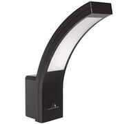 Maclean Energy MCE343 B Lámpara de Fachada LED 800lm 10W IP54 Blanco Natural (4000K) (Negro) | fuente de luz intercambiable no incluida en el kit