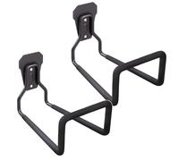 Maclean Gancho de garaje, soporte de pared para neumáticos, mangueras, escalera, bicicleta, carga máxima de 35 kg, gancho de pared para organización, distancia a la pared: 16 cm (2 unidades)