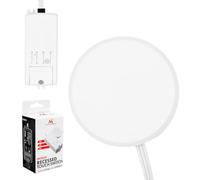 Maclean Interruptor táctil empotrado para iluminación de hasta 40 mm | Montaje oculto, tacto a través de madera y vidrio, 110-240 V CA, hasta 600 W LED, operación discreta