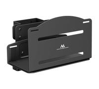 Maclean MC-116 - Soporte UC Ajustable para Unidad Central - Montaje en Pared o Columna - Profundidad 122-212 mm - Acero Resistente 10 kg - Correas de Seguridad - Elegante diseño Negro