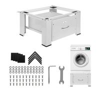 Maclean MC-117 W Base para lavadora/secadora con cajón, 150 kg, blanco
