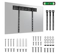 Maclean Soporte de Pared Ultra Plano MC-123 para TV de 40-85 Pulgadas - 9 mm, Acero 80 kg, VESA a 600 × 400, fácil instalación, Interior Moderno
