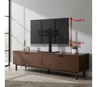 Maclean – Soporte TV MC-132 – Universal 32–55 pulgadas, Ajustable, 35 kg, Base vidrio templado