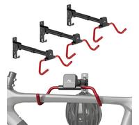 Soporte de Pared para Bicicletas Maclean | de Acero, Ajustable | Capacidad de Carga de hasta 30 kg (3 Unidades)