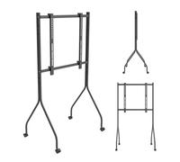Soporte para TV con Ruedas Maclean, de 37 a 80 Pulgadas, VESA 600x400 (Negro)