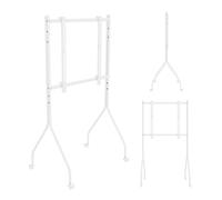 Maclean MC-180 W soporte móvil para TV 37-80'' VESA 600x400 50kg blanco