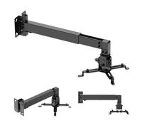 Maclean MC-205 B Soporte de pared para proyector negro 20 kg 365-600 mm