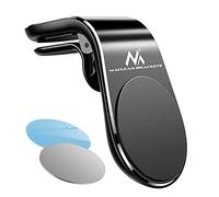 Maclean MC-326 Soporte Universal para Teléfono Móvil Accesorios de Coche para Orificios de Ventilación Soporte Magnético Soporte para Smartphone