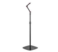 Maclean MC-337 - Soporte para Micrófono Profesional, Altura Ajustable de 626 a 1694 mm, Carga máx. de 1 kg, Rosca de 3/8" y 5/8", Soporte Universal para Micrófono