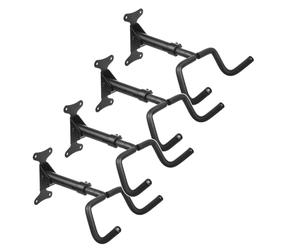 Maclean MC-431 Soporte de Pared para Bicicletas Portabicicletas Horizontal Ajustable Ganchos de Acero Carga máx. 30 kg (4)