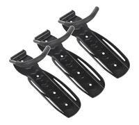 Maclean MC-432 Soporte de Pared para Bicicletas Juego de 3 Soportes Verticales para Bicicletas Gancho de Acero para Bicicletas con protección de Goma Montaje en Pared para Garaje, sótano, apartamento