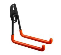 Maclean MC-443 Gancho de Garaje, Soporte de Pared para Neumáticos, Herramientas, Escalera, Bicicleta, Gancho de Pared para Organización, Gancho Doble de Almacenamiento, Colgador de Herramientas