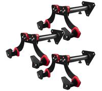 Maclean MC-449 Soporte de pared para bicicletas, 3 unidades, acero, 30 kg