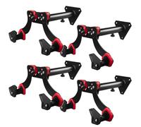 Maclean MC-449 Soportes de pared para bicicletas - 4 uds, acero, 30 kg