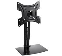 Maclean MC-451 Soporte de Pared para TV con Estante de Vidrio, máx. 20kg, máx. VESA 200x200, para TV de 15"-42"