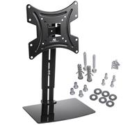 Maclean MC-451 Soporte de Pared para TV con Estante de Vidrio, máx. 20kg, máx. VESA 200x200, para TV de 15"-42"