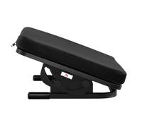 Maclean MC-460 Reposapiés Ergonómico con Cojín Extraíble y Ángulo de Inclinación Ajustable de +20 a -20 °, Reposapiés para Oficina y Hogar, 400 x 300 mm