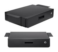 Cajón Bajo Escritorio Organizador Maclean 5kg Con Llave Montaje Negro MC-461