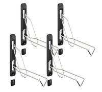 Maclean MC-471 Soporte de bicicleta de pared | vertical, giratorio, plegable, 5 niveles de altura, capacidad de carga de 35 kg, de acero, para ruedas de 20 a 29 pulgadas, para garaje o sótano (4)