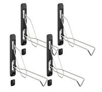 Maclean MC-471 Soportes de pared para bicicletas, 4 unidades, carga 35 kg