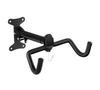 Maclean MC-484 Soporte de pared para bicicletas plegable negro 30 kg