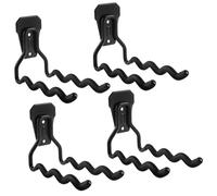Maclean MC-486 Soporte mural para herramientas 4 piezas 30 kg negro