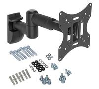 Maclean MC-503A B - Soporte de pared para pantalla TV LED LCD PLASMA para Panasonic, Philips, LG, Loewe, Medion, Samsung, Sharp, Hisense, Hitachi, Pioneer, Haier, Xoceco, Sony, TCL, KONKA, RCA, Toschiba, Orion, Fujitsu, Asus, 23", 24", 25", 26", 27", 28", 29", 30", 32", 37", 39", 40", 42" VESA Soporte inclinable de acuerdo con el estándar VESA 75x75 100x100 200x100 200x100 200x200