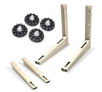 Maclean MC-624 - Soporte para el Equipo de Aire Acondicionado AEG hasta 200 kg de Peso, Longitud del Brazo 550 mm, Acero galvanizado