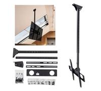 Maclean MC-631 - Montaje Soporte de Techo para Pantalla LCD LED TV (32-65", 50kg, VESA) Ajustable Negro