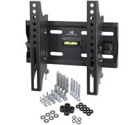 Maclean MC-667 - Soporte Fijo de Pared para Pantalla LCD LED TV (23-42", 30kg, VESA) Color Negro Nivel Incorporado