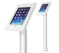 Maclean MC 678 - Soporte del Suelo para Tablet con Cierre de Seguridad