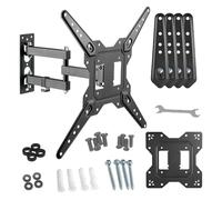 Maclean MC-701N Soporte de Pared para TV Soporte para Monitor QLED OLED LCD LED Televisores de 23"-55", Carga máxima hasta 30 kg, Inclinable, VESA de 100x100 a 400x400