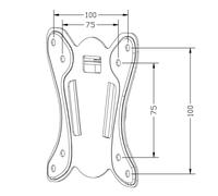Maclean mc-715n soporte de pared para tv extrafino oled qled lcd monit