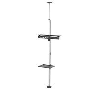 Maclean MC-791N Soporte para TV con Estante Montaje en el Techo y Suelo TV OLED QLED LCD LED 37-70 Pulgadas máximo VESA 600x400 hasta 30 kg