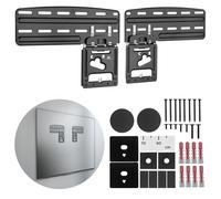 Soporte de TV de Pared Ultrafino Maclean MC-806 N para Samsung Neo QLED QLED Crystal UHD The Frame 43-85" | Carga 60kg | No Gap 7,5mm | Inclinable ±3° | VESA 150x100 a 1200x800