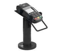 Maclean MC-818 Soporte de Terminal de Tarjeta para Dispositivos POS | Giratorio 270°, Ajuste de Inclinación +0° a -75°, Ancho Ajustable, Gestión de Cables | Montaje en Mesa para Terminales EC
