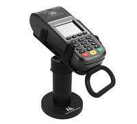 Maclean MC-819 Soporte de Terminal de Tarjeta para Dispositivos POS | Giratorio 90°, Ajuste de Inclinación +45° a -45°, Ancho Ajustable, Gestión de Cables | Montaje de Mesa para Terminales EC