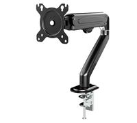 Maclean MC-860N Soporte para Monitor con Resorte de Gas para Pantallas de 13-27" hasta 8 kg, Brazo para Monitor, Soporte de Mesa Giratorio Inclinable Giratorio VESA 75x75 y 100x100