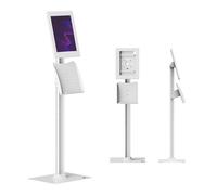 Maclean MC-924 W Soporte publicitario suelo para tablet 12,4-13" Blanco
