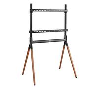Maclean MC-926 Soporte Universal para TV Soporte para TV de 49-70" hasta 40 kg máx. VESA 600x400 Compatible con LCD LED OLED QLED Plasma Negro/Nogal