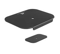 Maclean MC-929 Refuerzo de Sobremesa para Monitor, Montaje en Mesa, Juego de Montaje con Almohadilla Antideslizante 11mm Diámetro del agujero 190x153.5x15mm