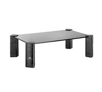 Maclean MC-934 Soporte de Pantalla Ajustable en Altura Soporte de Ordenador portátil Elevador de Monitor de Cristal Templado Soporte de Monitor de Ordenador portátil hasta un máximo de 20 kg
