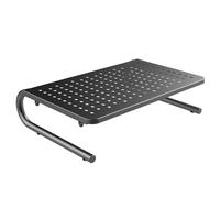 Maclean MC-948 Soporte Ergonómico para Monitor/Portátil, Carga máxima: 20 kg, Superficie Perforada, Diseñado para Monitores con una Diagonal de Pantalla de 13 a 32"